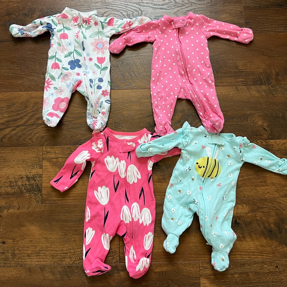 Premie sleep onesies